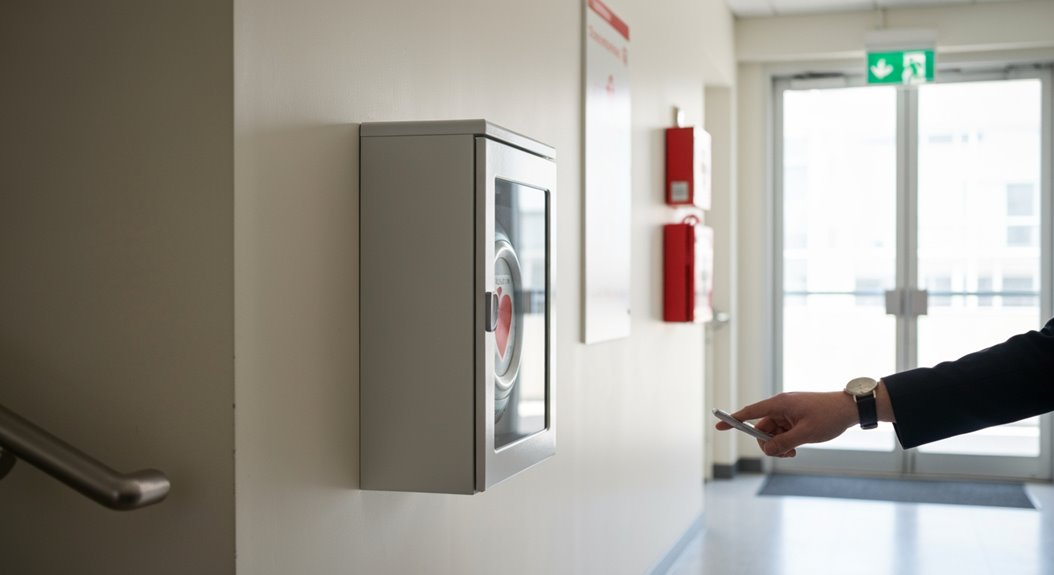 Defibrillatoren in weniger als 60 s erreichbar
