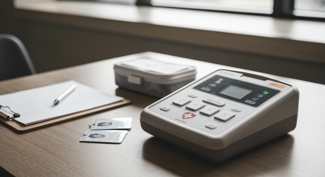 Bewerten Sie den Bedarf an einem AED und dessen Platzierung