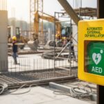 Defibrillator für große Baustellen