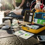 Defibrillator im Hängemodus