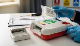 Defibrillator Arbeitsplatz-Wartungsgrundlagen