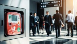 Defibrillatoren in belebten Geschäften