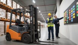 sichere Intervalle für den Gabelstaplerbetrieb
