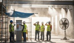 Sicherheit am Arbeitsplatz bei sommerlicher Hitze